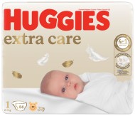Huggies Extra Care Soft 1 2-5kg 84ks - cena, porovnanie
