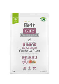 Brit Care Dog Sustainable Junior Large Breed 3kg