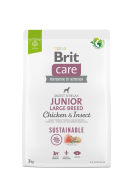 Brit Care Dog Sustainable Junior Large Breed 3kg - cena, porovnanie