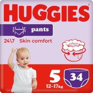 Huggies Pants Jumbo 5 12-17kg 34ks - cena, porovnanie
