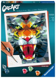 Ravensburger CreArt Polygónový tiger