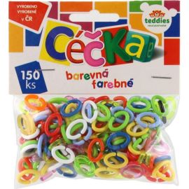 Teddies Céčka farebné 150 ks plast v sáčku