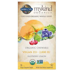 Garden Of Life Mykind Organics Chewable Vegan D3 30tbl