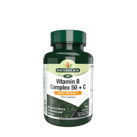 Natures Aid Vitamin B Complex 50 + C 30tbl