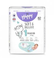 Bella Happy Soft&Delicate New Born 2-5kg 82ks - cena, porovnanie