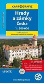 Hrady a zámky Česka 1:500 000