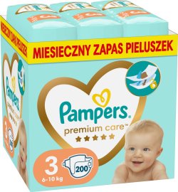 Pampers Premium Care 3 6-10kg 200ks