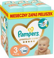 Pampers Premium Care 3 6-10kg 200ks - cena, porovnanie