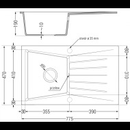 Mexen Cesar 775 x 470 mm - cena, porovnanie