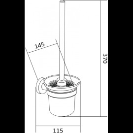 Mexen WC kefa Remo 7050750-50