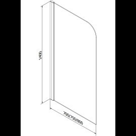 Mexen Cube vaňa 180x80cm 550518080X9007010100