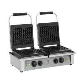 Royal Catering Vafľovač - 2 x 2 000 W - obdĺžnikový