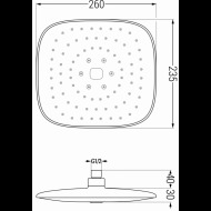 Mexen D-33 79733-00 sprcha - cena, porovnanie