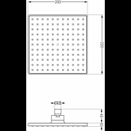 Mexen D-45 79745-70 sprcha - cena, porovnanie