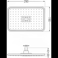 Mexen D-54 79754-71 sprcha - cena, porovnanie