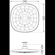 Mexen D-17 79717-70 sprcha - cena, porovnanie