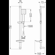 Mexen DB45 785454584-70 sprchový set - cena, porovnanie