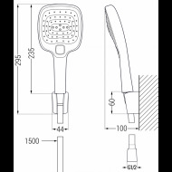 Mexen R-17 785175052-00 sprchový set - cena, porovnanie