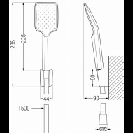 Mexen R-62 785625052-00 sprchový set - cena, porovnanie