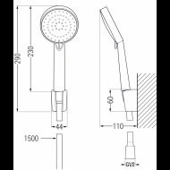 Mexen R-75 785755052-00 sprchový set - cena, porovnanie