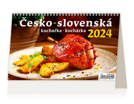 Kalendář stolní 2024 - Česko-slovenská kuchařka/kuchárka