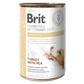 Brit Dog GF Diet Hepatic Turkey&Pea 400g