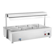 Royal Catering Bain Marie - 6 GN - s nadstavcom na mäso - cena, porovnanie