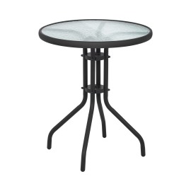 Uniprodo Záhradný stôl okrúhly - 60 cm