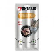 Ontario Stick for cats Chicken & Duck 15g - cena, porovnanie