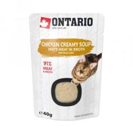 Ontario Cat Soup Chicken & Cheese with rice 40g