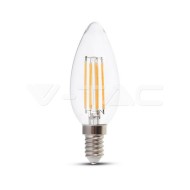 V-Tac LED žiarovka E14 C37 4W 3000K - cena, porovnanie