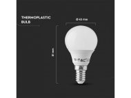V-Tac LED žiarovka E14 4W 2700K - cena, porovnanie