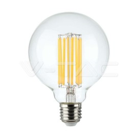 V-Tac LED žiarovka - E27 G95 6W 2700K filament