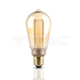 V-Tac LED žiarovka E27 ST64 4W 1800K amber filament