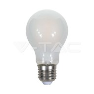 V-Tac LED žiarovka  E27 A60 5W 4000K A++ filament frost - cena, porovnanie