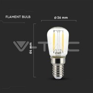V-Tac LED žiarovka E14 ST26 2W 3000K filament - cena, porovnanie