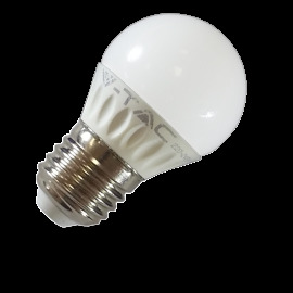 V-Tac LED žiarovka E27 4W  denná biela