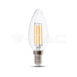V-Tac LED žiarovka E14 4W 4000K filament