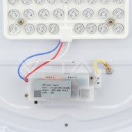 V-Tac LED svietidlo 36W kruhové 3v1 mliečny kryt - cena, porovnanie