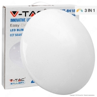 V-Tac LED svietidlo 18W hviezdny kryt 3v1 teplá + denná + studená biela - cena, porovnanie