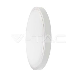 V-Tac LED svietidlo 30W 4000K kruhové biele IP44 + mikrovlnný senzor
