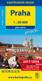 Praha - 1:20 000 plán města příruční