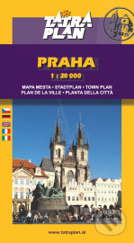 Praha plán města 1:20 000