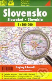 Slovensko Slowakei Slovakia 1:500 000