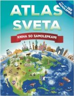 Kniha so samolepkami: Atlas sveta - cena, porovnanie