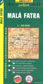 Malá Fatra 1:50 000 - Turistická mapa SHOCart
