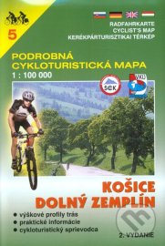 Košice,Dolný Zemplín 1:100 000 - cykloturistická mapa