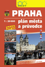 Praha plán města a průvodce 2013