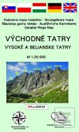 Východné Tatry - Vysoké a Belianske Tatry (mapa) - cena, porovnanie
