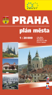 Praha - knižní plán města 2023 - cena, porovnanie